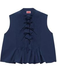 KENZO - Tie-Fastening Blouse - Lyst