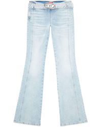 DIESEL - Bootcut And Flare Jeans D-Ebbybelt 0Jgaa - Lyst