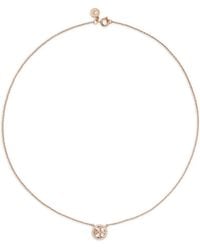 Tory Burch - Icon Pavé Pendent Necklace - Lyst