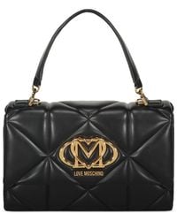 Love Moschino - Quilted Logo Tote Bag - Lyst