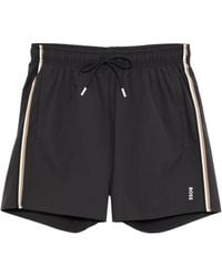 BOSS - ロゴ トランクス水着 - Lyst