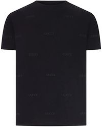 Gucci - Wool Silk Jacquard T-Shirt - Lyst
