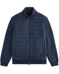 Fay - Quilted Zip-Up Bomber Jacket - Lyst