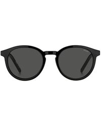 BOSS - Round-Frame Sunglasses - Lyst