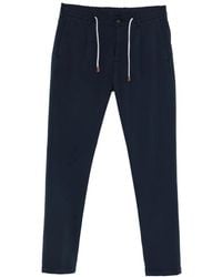 Eleventy - Drawstring Trousers - Lyst