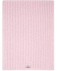 Pinko - Ribbed-Knit Scarf - Lyst