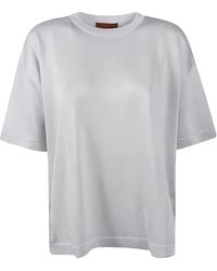 Missoni - Lamé Crew-Neck T-Shirt - Lyst
