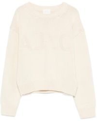 A.P.C. - Logo Sweater - Lyst