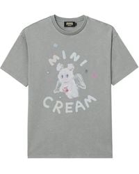Mini Cream - Graphic-Print Cotton T-Shirt - Lyst