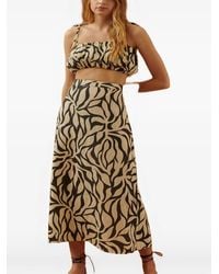 Cala De La Cruz - Lava Abstract-Print Top - Lyst