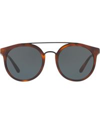 Burberry Occhiali da sole tondi - Marrone