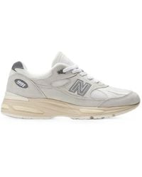 New Balance - 991 Panelled Sneakers - Lyst