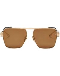 Balmain - Premier Square-Frame Sunglasses - Lyst