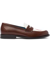 SCAROSSO - Rose-Embellished Loafers - Lyst