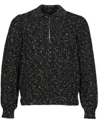 Ernest W. Baker - Tweed Half-Zip Sweater - Lyst