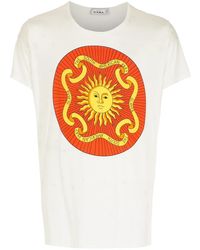Amir Slama - Sun-Print Cotton T-Shirt - Lyst