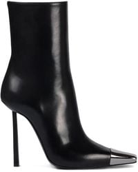 Le Silla - 120Mm Andreja Metallic-Toe Ankle Boots - Lyst