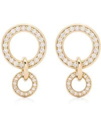 Spinelli Kilcollin - 18Kt Canis Yg Diamond Hoop Earrings - Lyst