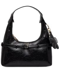 Guess - Mini Taylor Crinkled-Finish Buckled Tote Bag - Lyst