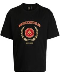 Moose Knuckles - T-Shirt mit Logo-Print - Lyst