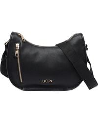 Liu Jo - Logo Zip Shoulder Bag - Lyst