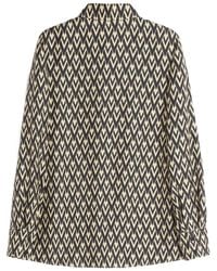 Valentino Garavani - Toute La V Twill Shirt - Lyst