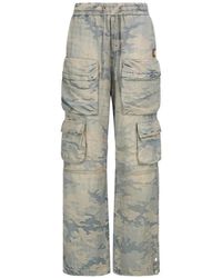 Amiri - Camo-Jacquard Baggy Cargo Jeans - Lyst