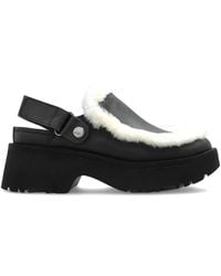UGG - Esmee Leather Clog Sheepskin Shoes - Lyst