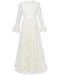 Erdem - Abito Da Sera Alvaro A Fiori - Lyst