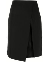 Patrizia Pepe - Essential Asymmetric-design Skirt - Lyst