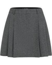 KARL LAGERFELD - Pleated Mini Skort - Lyst