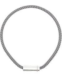 Le Gramme - Brushed Nato Cable Bracelet - Lyst