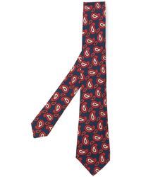 Kiton - Paisley-print Silk Tie - Lyst