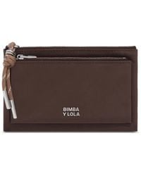 Bimba Y Lola - Mocha Nylon Pocket Wallet - Lyst