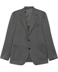 Lardini - Blazer Con Botones - Lyst