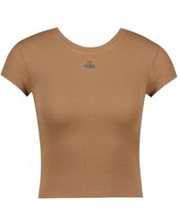 Vivienne Westwood - Baby Peru Orb-Embroidered T-Shirt - Lyst