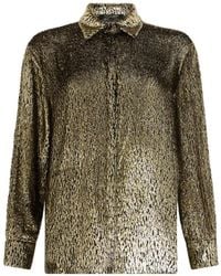 Roberto Cavalli - Collared Long-Sleeve Shirt - Lyst