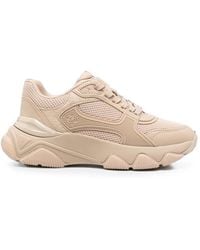 Guess - Logo-Embossed Leather Sneakers - Lyst