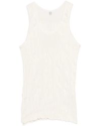 TOTEME - Crinkled-Texture Top - Lyst
