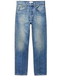 Versace - Vaqueros Rectos Con Efecto Envejecido - Lyst