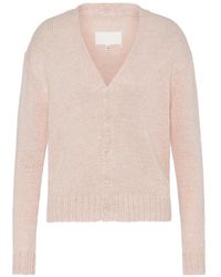 Maison Margiela - Geribbeld Vest Met V-Hals - Lyst
