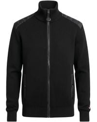 Moncler - Padded-Panel Knit Cardigan - Lyst