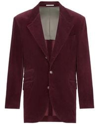 Brunello Cucinelli - Blazer De Pana Cavallo Tailor - Lyst