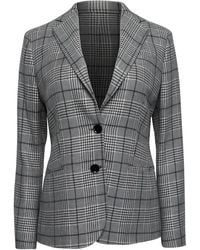 Kiton - Prince Of Wales Check Blazer - Lyst