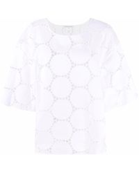 Stefano Mortari Broderie-anglaise Blouse - White