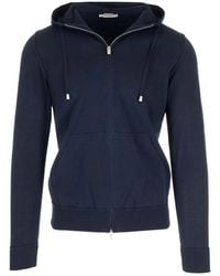 Al Duca d'Aosta - Zip-Up Drawstring Hoodie - Lyst