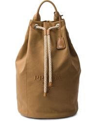 Prada - Borsone Con Coulisse - Lyst