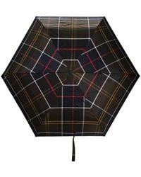 Barbour - Tartan Checked Umbrella - Lyst