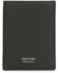 Tom Ford - Grained Leather Bi-Fold Cardholder - Lyst