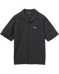 Fred Perry - Seersucker Overhemd - Lyst